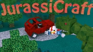 Minecraft Lets Play  quotGUNS amp ROSESquot Minecraft Jurassic Craft Ep 3 [upl. by Blau]