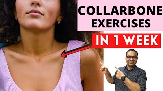 Get Collar Bone Visible in One Week  5 Easy Collar Bone Exercises  Collarbone Workout at Home [upl. by Batish]