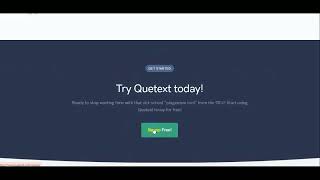 Best Review on Quetext Tool and How to Register For free [upl. by Derinna1]