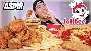 ASMR JOLLIBEE FEAST  JOLLY CRISPY CHICKEN  JOLLY SPAGHETTI  REAL EATING SOUNDS [upl. by Kevyn]