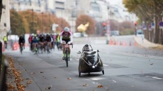 PARIS VELO FESTIVAL 2015 ET LE VELOMOBILE [upl. by Nikal453]