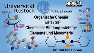 Organische Chemie Teil 1 Chemische Bindungen wichtige Elemente und Mesomerie [upl. by Irej513]