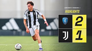 HIGHLIGHTS Primavera 1  Empoli 21 Juventus  Matchday 10 [upl. by Enneire]