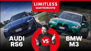 5 TEST per eleggere la REGINA 👑  Audi RS6 2023 vs BMW M3 Touring  LIMITLESS PUNTATA 5 [upl. by Adebayo612]