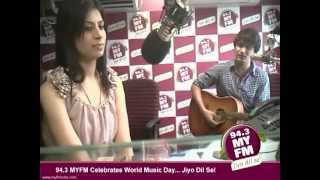 943 MY FM Celebrates World Music Week  With Emptiness Fame Gajendra Verma  22nd June 2012 [upl. by Uy]