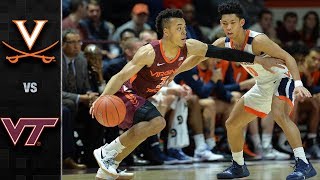 Virginia vs Virginia Tech Basketball Highlights 201819 [upl. by Lubin]