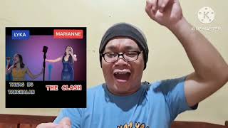 Lyka Estrella vs Mariane Osabel Singing I Believe Reaction [upl. by Hanavas]