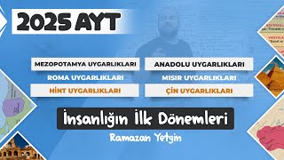 2 AYT Tarih  İnsanlığın İlk Dönemleri  Ramazan YETGİN  2025 [upl. by Maillliw48]