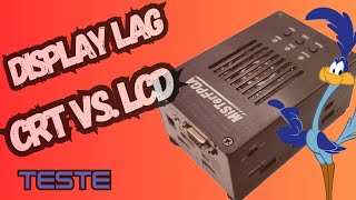 Display Lag Test CRT Vs LCD Mister FPGA misterfpga retrogamer retrogames marvelvscapcom capcom [upl. by Paschasia]