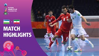 Uzbekistan v IR Iran  FIFA Futsal World Cup 2021  Match Highlights [upl. by Line770]