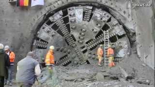 Durchschlag am KaiserWilhelmTunnel in Cochem auf nkwtde [upl. by Gentes]