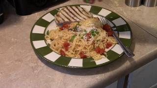 Roasted Cherry Tomatoes with Angel Hair Pasta [upl. by Kilk]