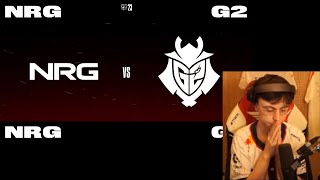 NRG vs G2  Caedrel co stream FULL VOD  Worlds 2023 Swiss Stage day 6 [upl. by Misak]