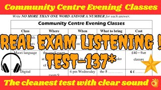 community centre evening classes ielts listening test with answers [upl. by Ttergram]