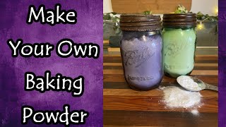 Make Your Own Baking Powder Aluminum Free [upl. by Michel517]