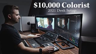 My 2021 Color Grading Desk Setup  DaVinci Resolve Mini Panel First Impressions [upl. by Kind]