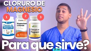 CLORURO DE MAGNESIO PARA QUE SIRVE  3 COSAS  MEDICAMENTOS [upl. by Mann]