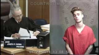 Justin Bieber in court [upl. by Nylyak]