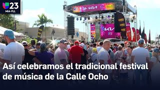 Así celebramos con toda la comunidad el tradicional festival de música de la Calle Ocho [upl. by Enelyw214]