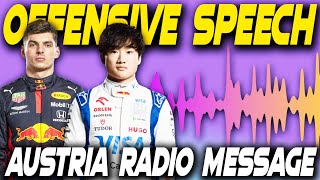 YUKI TSUNODA RADIO MESSAGES  AUSTRIAN GRAND PRIX [upl. by Vaientina]