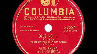 1945 Gene Krupa  Opus No 1 Anita O’Day vocal [upl. by Htebazie]