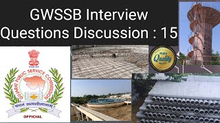 GWSSB Interview Discussion15GPSC Civil Engineering InterviewLogicalCivilian gwssbinterview [upl. by Giarg]