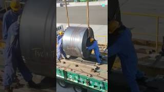 Why Transporting Steel Coils Is So Dangerous  youtubeshorts [upl. by Weintrob]