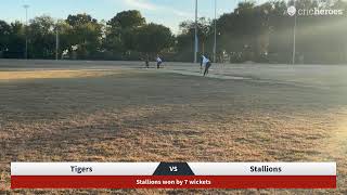 Live Cricket Match  Tigers vs Stallions  20Oct24 0418 PM  BPCL Hibernation Cup 2024League Mat [upl. by Polly703]