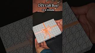 DIY Gift Box In A Minute  How To Make Gift Box  Gift Box Tutorial shorts diy gift giftbox [upl. by Auqenahc921]