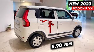 Maruti Suzuki Wagon r 2023 new model in india Wagon r vxi 2023 on road price features review [upl. by Esoryram]