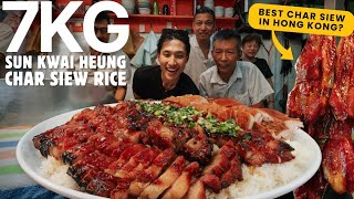 LARGEST 7KG CHARSIU RICE CHALLENGE at Hong Kong’s Best BBQ Spot  Best Char Siu in Hong Kong [upl. by Barthold169]