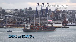 Hansa Offenburg  Container Ship [upl. by Ttesil]