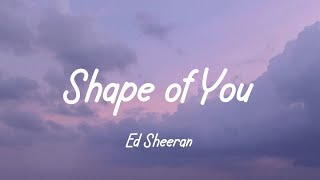 Shape of You  Lyrics   Ed Sheeran [upl. by Oznecniv764]