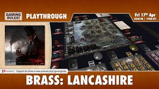 Brass Lancashire  Live Playthrough with Tabletop Simulator [upl. by Atnomed393]