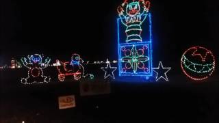 Christmas In The Park Elizabethtown KYs Freemon Lake Park Part 1 December 2016 [upl. by Sivatnod]