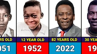 Pelé Transformation From 1 to 82 Years Old [upl. by Nannie325]