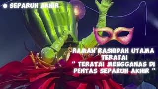 Raman Rashidah Utama  Teratai  Semi Final The Masked Singer Malaysia Musim ke 4 [upl. by Martine676]