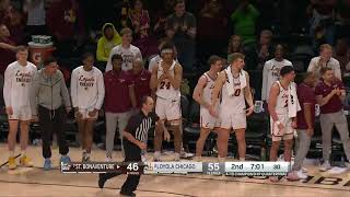 2024 A10MBB Championship Quarterfinals  Loyola Chicago vs St Bonaventure Highlights [upl. by Wisnicki775]