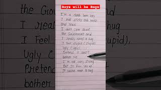 Boys Will Be Bugs Lyrics Song by Cavetown cavetown lyrics [upl. by Norrv]