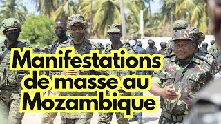 Analyse des manifestations de masse au Mozambique fraude électorale et répression militaire [upl. by Electra]