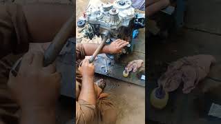 ADNAN MOTERS WORKSHOP piston fitting automobile [upl. by Tebor]