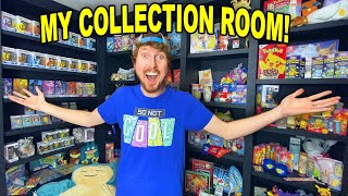 MY ULTIMATE POKEMON COLLECTION ROOM TOUR Vintage amp New Cards Games Memorabilia [upl. by Doowyah]