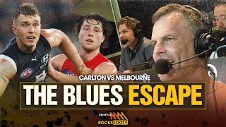 Triple Ms Call Of Carltons Escape Win Over Melbourne  Triple M Footy [upl. by Manville]