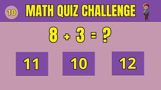 Test Your Knowledge 20 Fun Math Questions for Everyone [upl. by Dnana353]