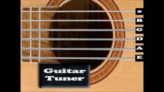 Standard Acoustic Guitar Tuner  Interactive [upl. by Finnigan]