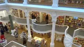 Magical bookstore quotCarturesti Caruselquot in Bucharest Romania [upl. by Marty249]