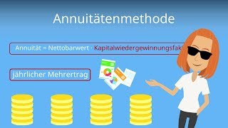 Annuitätenmethode  Dynamische Investitionsverfahren einfach erklärt [upl. by Baryram]