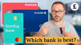 Monzo vs Starling vs Chase The best digital banks compared [upl. by Ardnahc252]