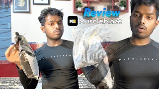 Muscleblaze Compression Tshirts Gym tshirt for men  Muscleblaze Best Quality [upl. by Lawan702]