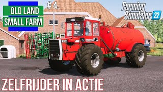 ZELFRIJDER IN ACTIE  Old land Small Farm  4   Farming Simulator 22 fs22 farmingsimulator22 [upl. by Aubreir]